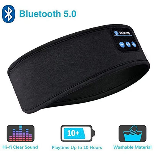 Wireless Bluetooth Earphone Sleeping Band Headphone Music Headphones Soft Elastic Comfortable Sports Headband Music Headset