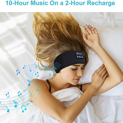 Wireless Bluetooth Earphone Sleeping Band Headphone Music Headphones Soft Elastic Comfortable Sports Headband Music Headset